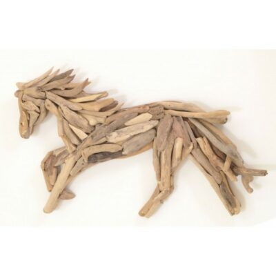 Rustic Driftwood Horse Ornament