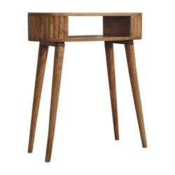 Granada Modern Small Wooden Desk with Panelled Design