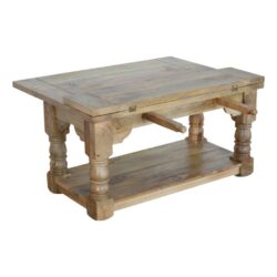 Grove Extending Vintage Wooden Coffee Table with Oak Finish
