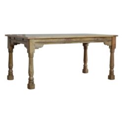 Grove Vintage Large Wooden Extending Dining Table with an Oak Finish