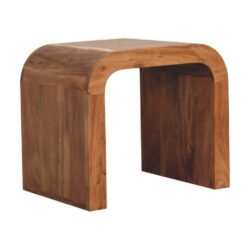 Ruth Minimalist Chestnut Wooden Bedside Table