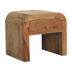 Ruth Modern Wooden Bedside Table with Drawer