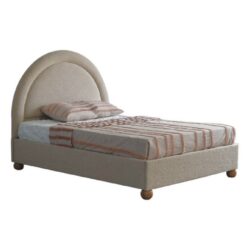 Tabitha Luxury Fleece Cream Bed in Double Size