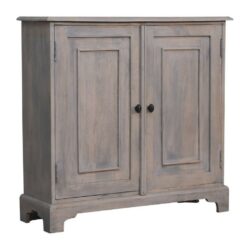 Tia Grey Wash Wooden Sideboard Cabinet