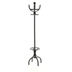 Traditional Grey Metal Hat and Coat Stand