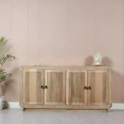Chico Large Modern Wooden Sideboard with 4 Doors