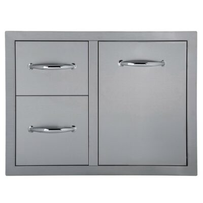Sunstone Drawer Unit & Rubbish Cabinet Stainless Steel