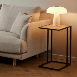 Duke Modern Wooden Sofa Table with Black Frame