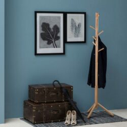 Pierre Modern Wooden Coat Stand in Lacquered Wood